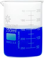 SCIENCENT Glass Beaker 50ml, 100ml, 250ml (Set of 3) - Image 2